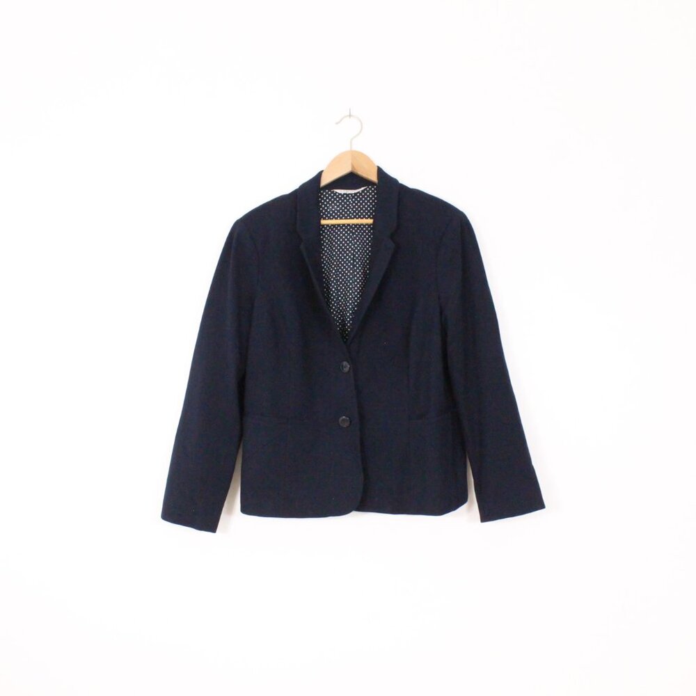 Cleo Navy Blazer with Shoulder Pads
